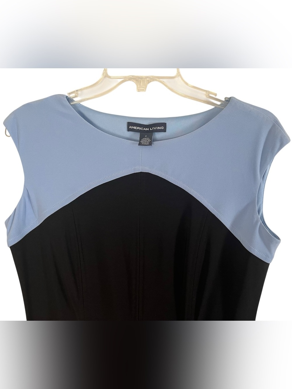 American Living Navy and Sky Blue Dress (size 8) - Picture 4 of 7